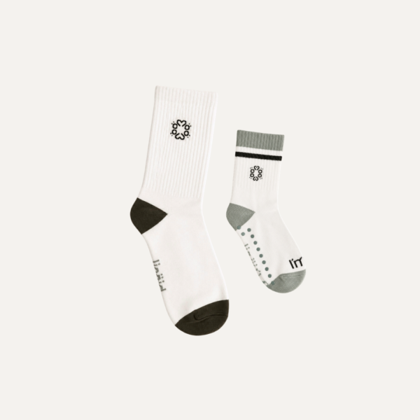 Zestaw skarpetek linöjd bawełnianych premium dla mamy i dziecka – matching socks set
