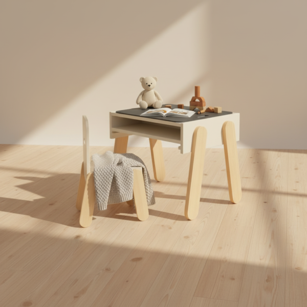 Bureau Fjell avec compartiment de rangement