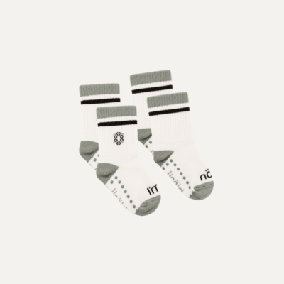 linojd kid socks Skarpetki dziecięce (2-pak) antypoślizgowe linöjd „I’m nöjd” – bawełniane skarpety dla dzieci