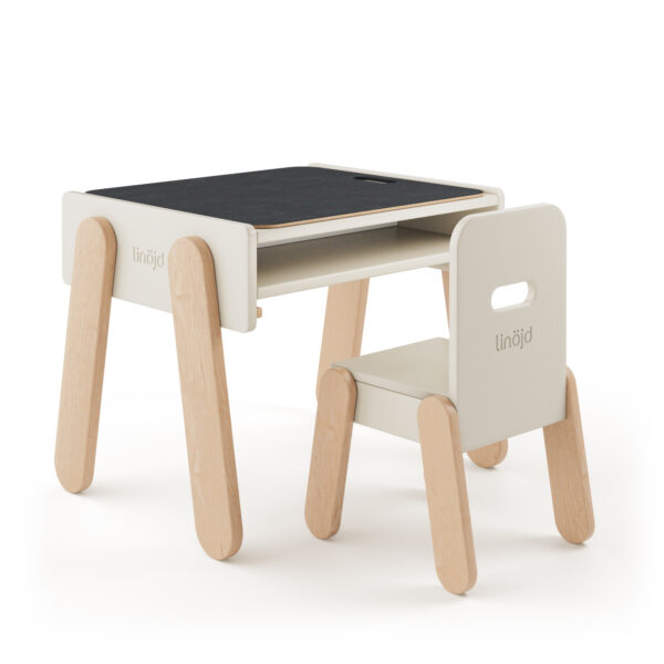biurko dziecięce Fjell i krzesełko Üte linöjd zestaw